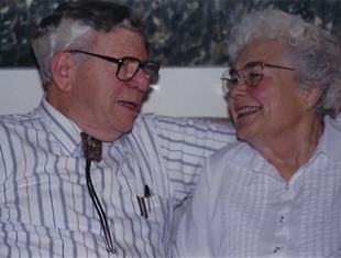 DUANE AND LUCILLE FAW were mainstays in the early Teaching Mission years and hosted a group which transmitted many lessons from Rayson. Duane was a retired Air Force general and the couple were instrumental in bringing together fellow transmitters and students across California.